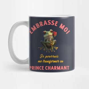 Organic humor t-shirt: Frog Prince Charming Mug